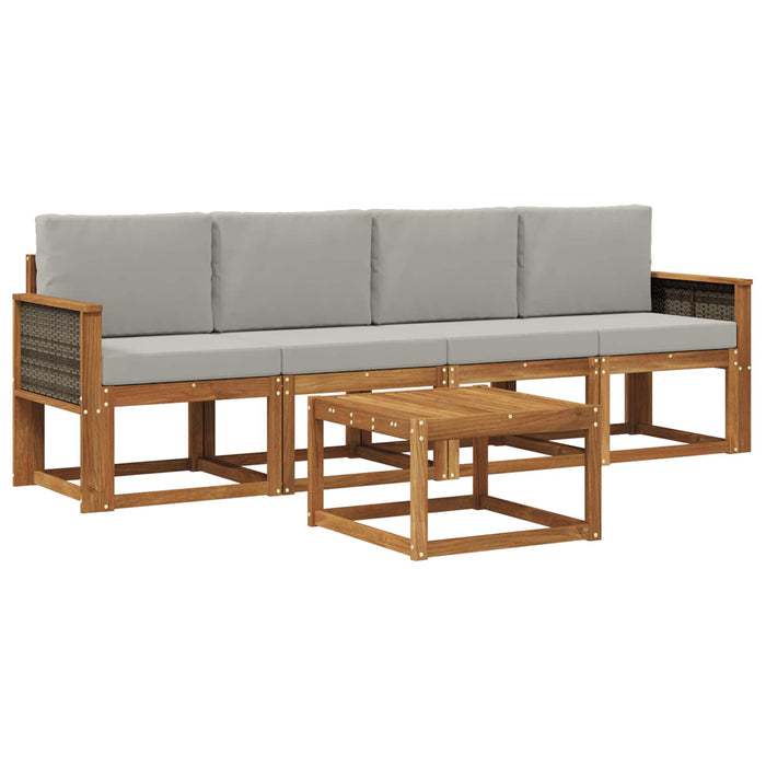 Set de canapele de exterior cu pernă 4 pcs - WALTI WALTI