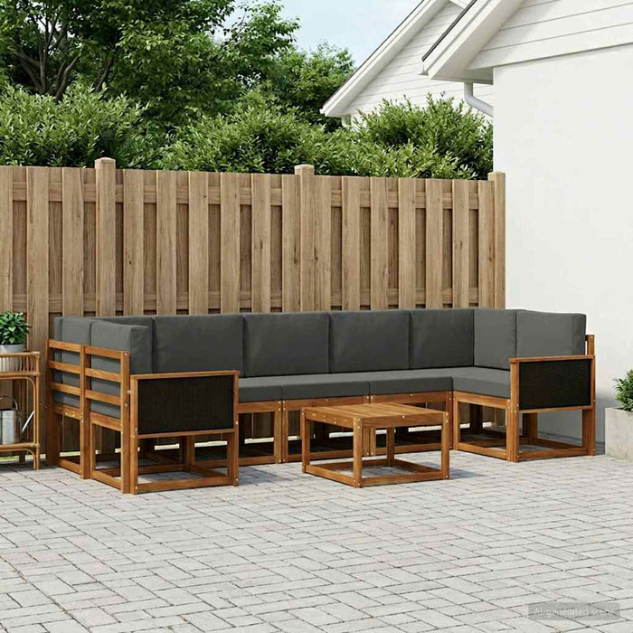 Set de canapele de exterior cu pernă 6 pcs - WALTI WALTI