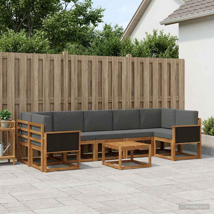 Set de canapele de exterior cu pernă 6 pcs - WALTI WALTI