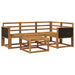 Set de canapele de exterior 5 pcs natural Lemn Solid de Acacia - WALTI WALTI