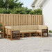 Set de canapele de exterior cu pernă 7 pcs Natural și Bej - WALTI WALTI