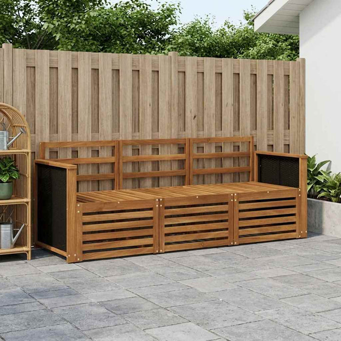 Seturi de canapele 3 pcs Lemn Solid de Acacia WALTI