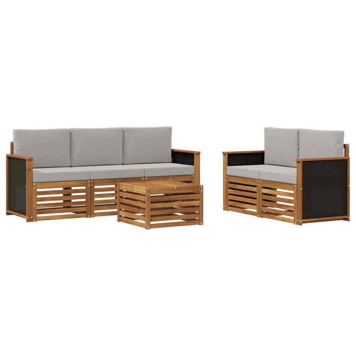 Seturi de canapele Lemn Solid de Acacia WALTI