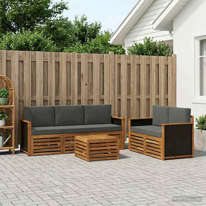 Seturi de canapele Lemn Solid de Acacia WALTI