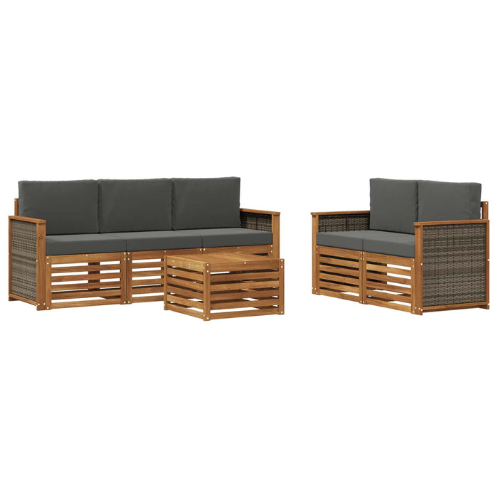 Seturi de canapele Lemn Solid de Acacia WALTI
