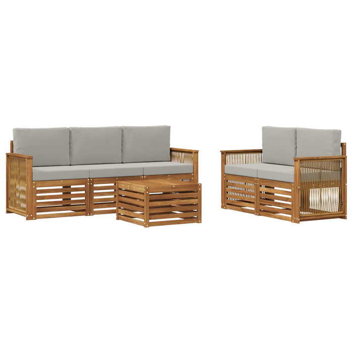 Seturi de canapele Lemn Solid de Acacia WALTI