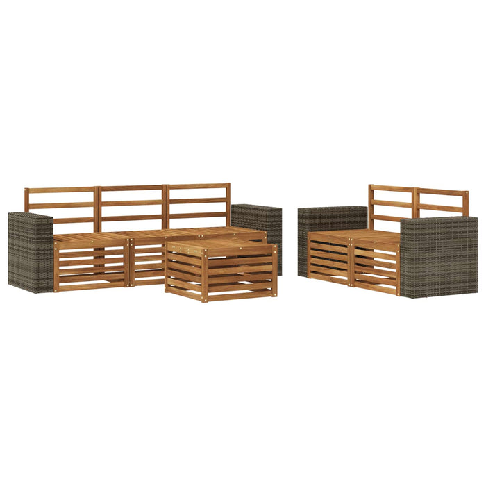 Seturi de canapele Lemn Solid de Acacia WALTI