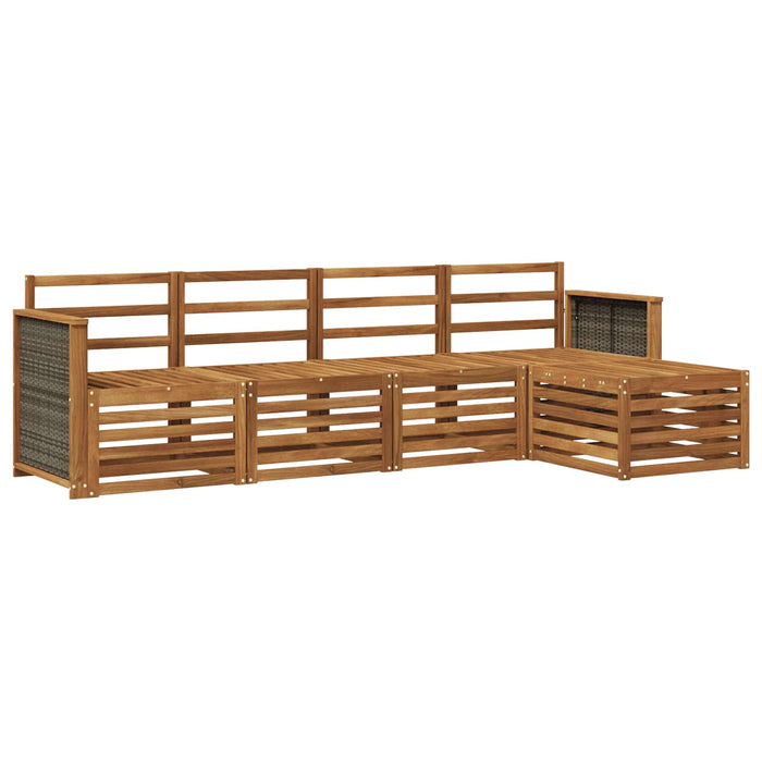 Set de canapele de exterior 5 pcs natural - WALTI WALTI