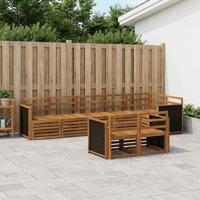 Seturi de canapele Lemn Solid de Acacia WALTI