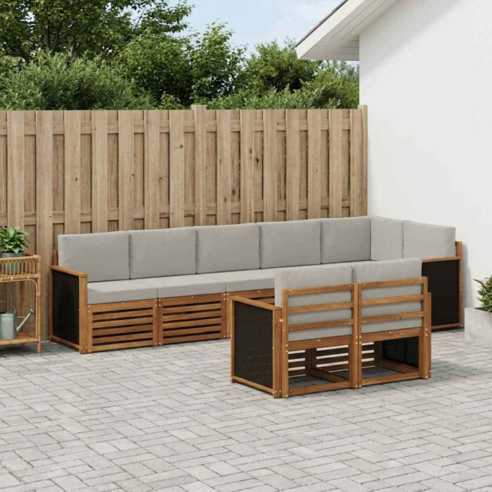 Seturi de canapele Lemn Solid de Acacia WALTI
