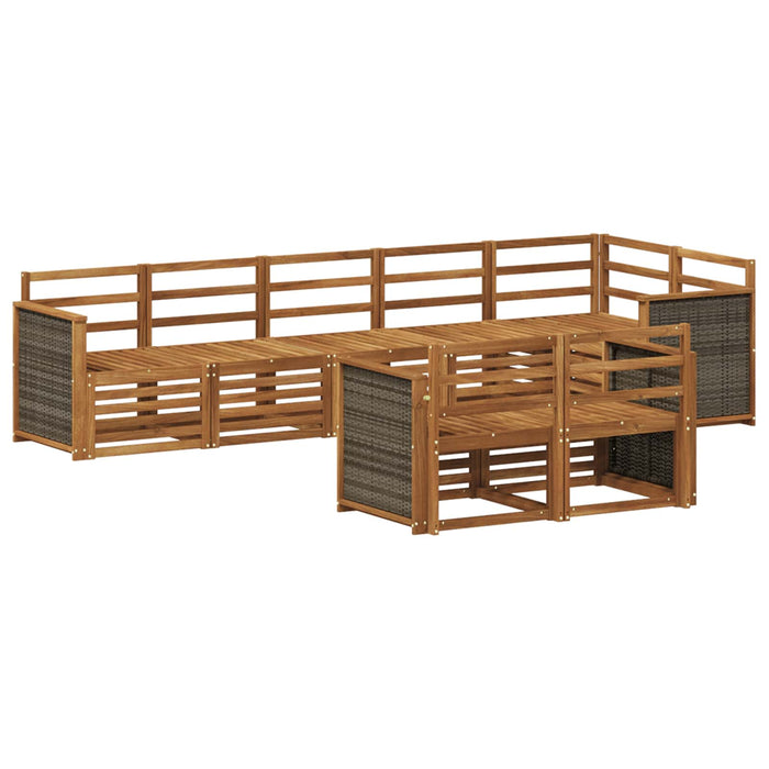 Seturi de canapele Lemn Solid de Acacia WALTI