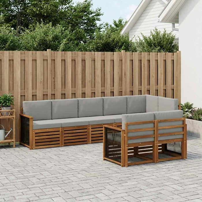 Seturi de canapele Lemn Solid de Acacia WALTI