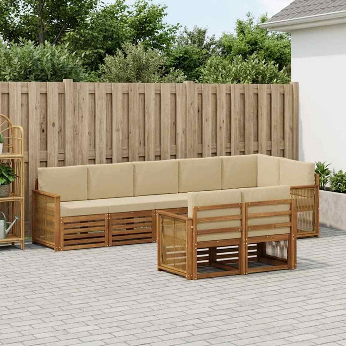 Seturi de canapele Lemn Solid de Acacia WALTI