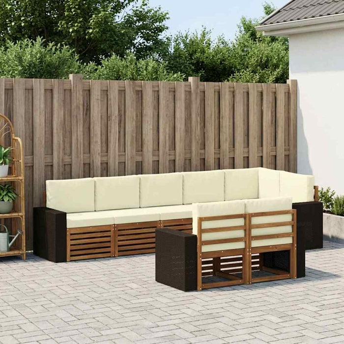 Seturi de canapele Lemn Solid de Acacia WALTI