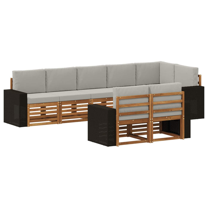 Seturi de canapele Lemn Solid de Acacia WALTI