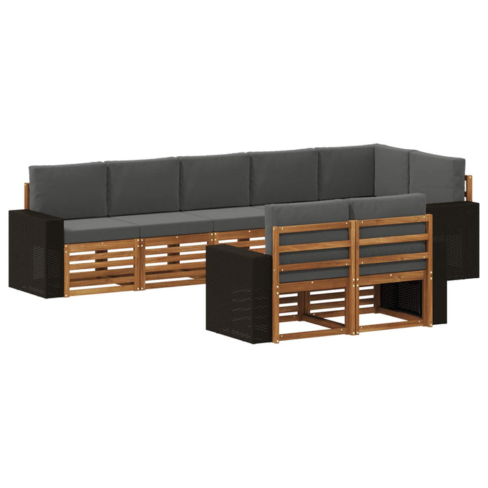 Seturi de canapele Lemn Solid de Acacia WALTI