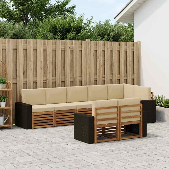 Seturi de canapele Lemn Solid de Acacia WALTI