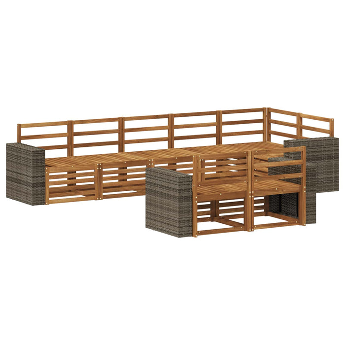 Seturi de canapele Lemn Solid de Acacia WALTI