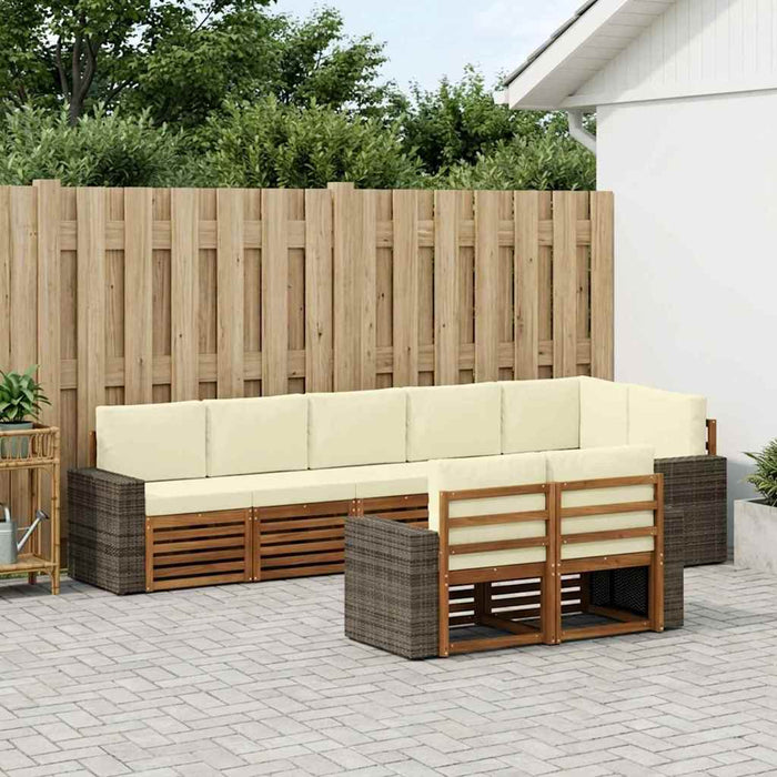 Seturi de canapele Lemn Solid de Acacia WALTI