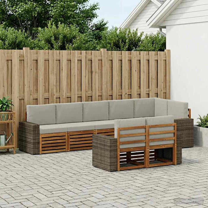 Seturi de canapele Lemn Solid de Acacia WALTI