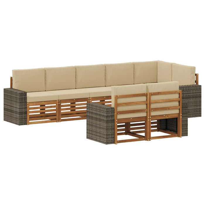 Seturi de canapele Lemn Solid de Acacia WALTI