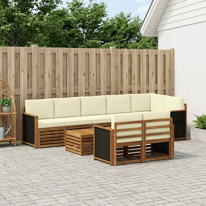 Seturi de canapele Lemn Solid de Acacia WALTI