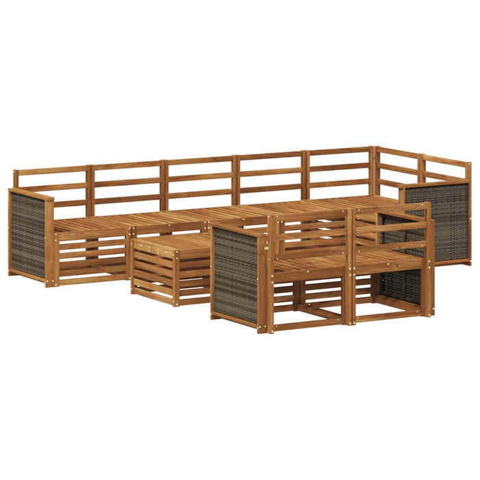 Seturi de canapele Lemn Solid de Acacia WALTI
