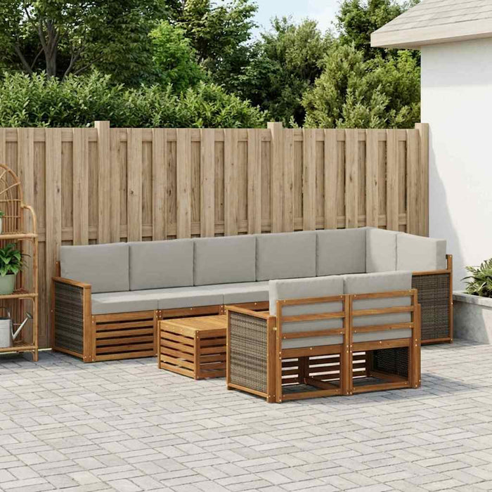 Seturi de canapele Lemn Solid de Acacia WALTI