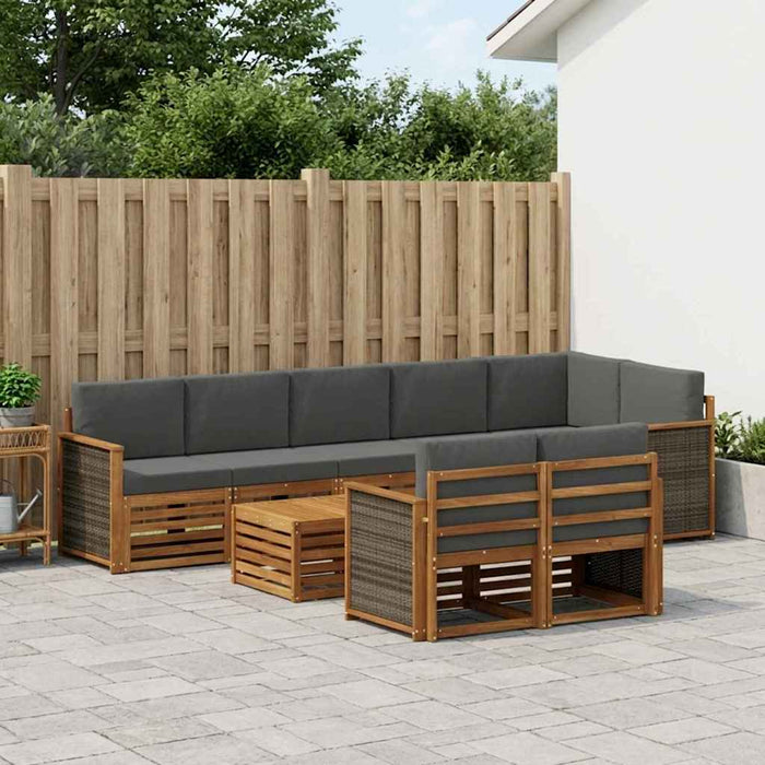 Seturi de canapele Lemn Solid de Acacia WALTI