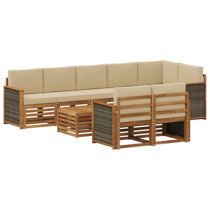 Seturi de canapele Lemn Solid de Acacia WALTI