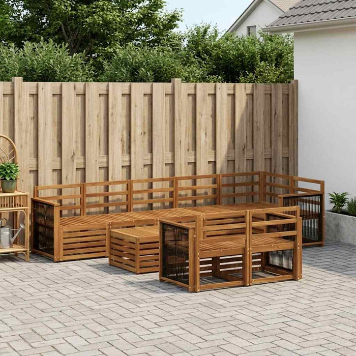 Seturi de canapele Lemn Solid de Acacia WALTI