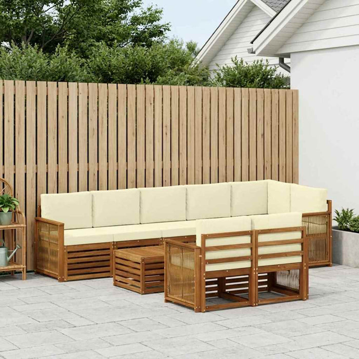 Seturi de canapele Lemn Solid de Acacia WALTI