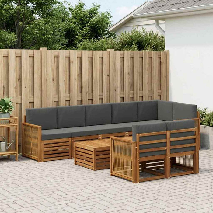Seturi de canapele Lemn Solid de Acacia WALTI