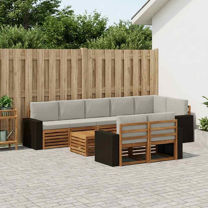 Seturi de canapele Lemn Solid de Acacia WALTI