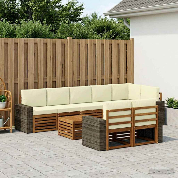 Seturi de canapele Lemn Solid de Acacia WALTI