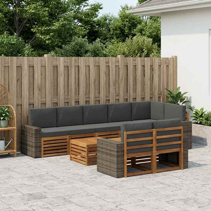 Seturi de canapele Lemn Solid de Acacia WALTI