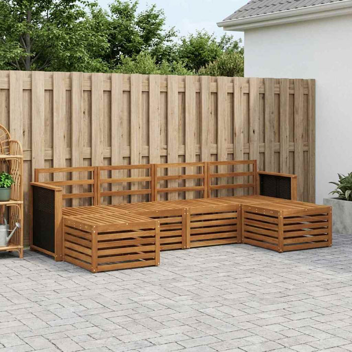 Seturi de canapele Lemn Solid de Acacia WALTI