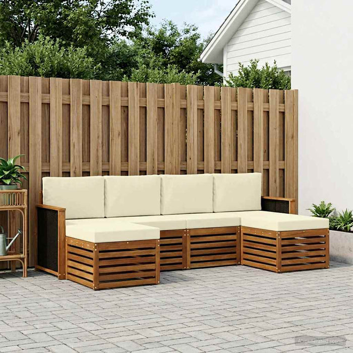 Seturi de canapele Lemn Solid de Acacia WALTI