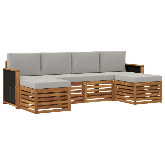 Seturi de canapele Lemn Solid de Acacia WALTI