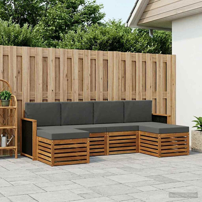 Seturi de canapele Lemn Solid de Acacia WALTI