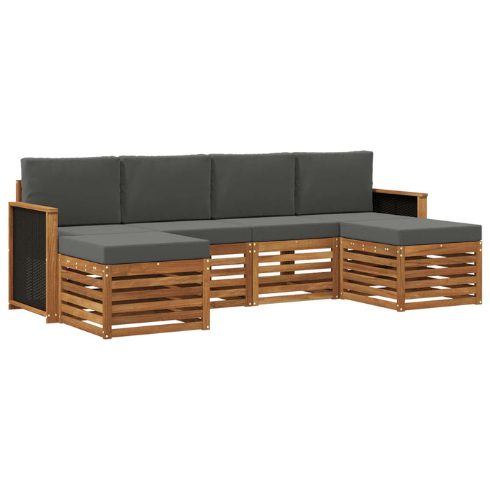 Seturi de canapele Lemn Solid de Acacia WALTI