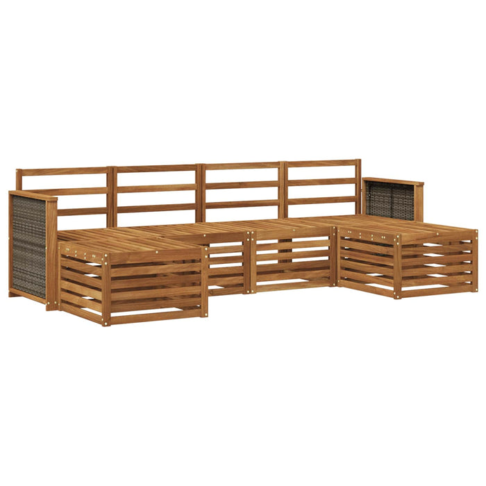 Seturi de canapele Lemn Solid de Acacia WALTI
