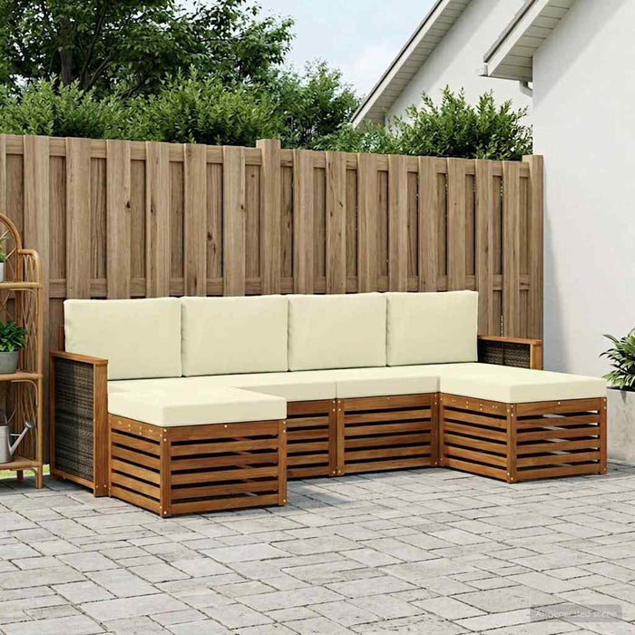 Seturi de canapele Lemn Solid de Acacia WALTI
