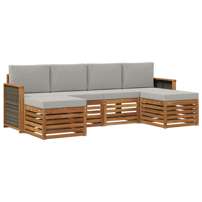Seturi de canapele Lemn Solid de Acacia WALTI