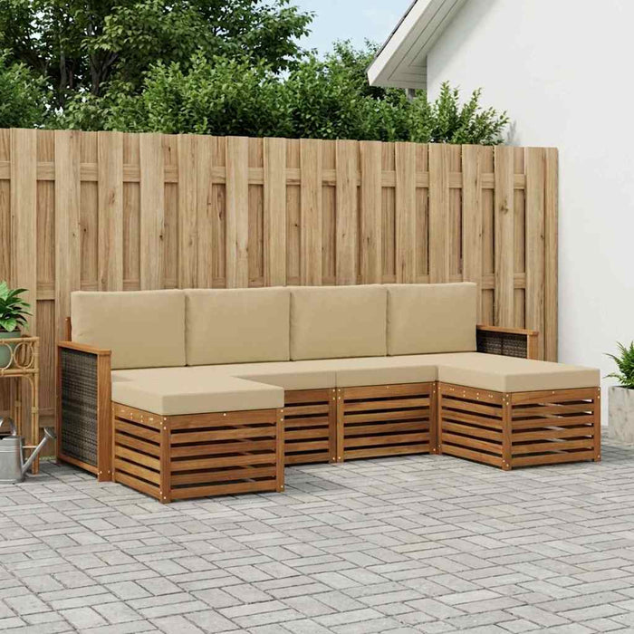 Seturi de canapele Lemn Solid de Acacia WALTI