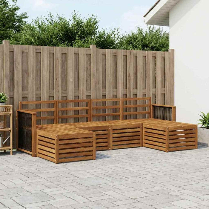 Seturi de canapele Lemn Solid de Acacia WALTI