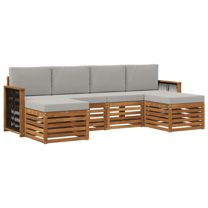Seturi de canapele Lemn Solid de Acacia WALTI