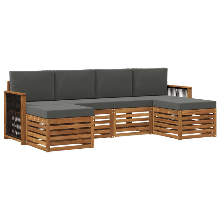 Seturi de canapele Lemn Solid de Acacia WALTI