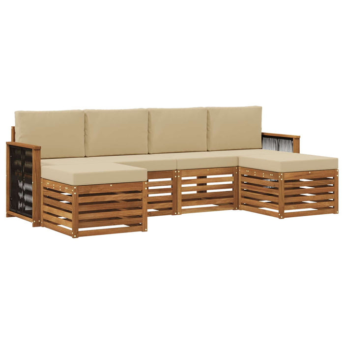 Seturi de canapele Lemn Solid de Acacia WALTI