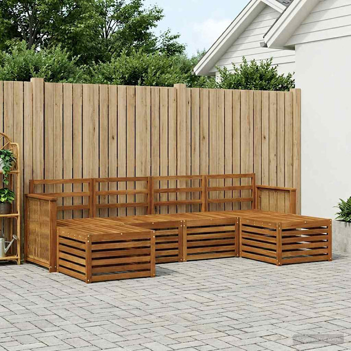 Seturi de canapele Lemn Solid de Acacia WALTI